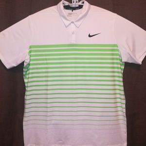 2XL - Nike Golf Dri-Fit Graphic 2-Button Polo